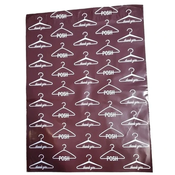 Poshmark JUMBO PolyMailers 14x17 Posh Hanger - A Reseller Staple 10ct Free Gift - Picture 2 of 3